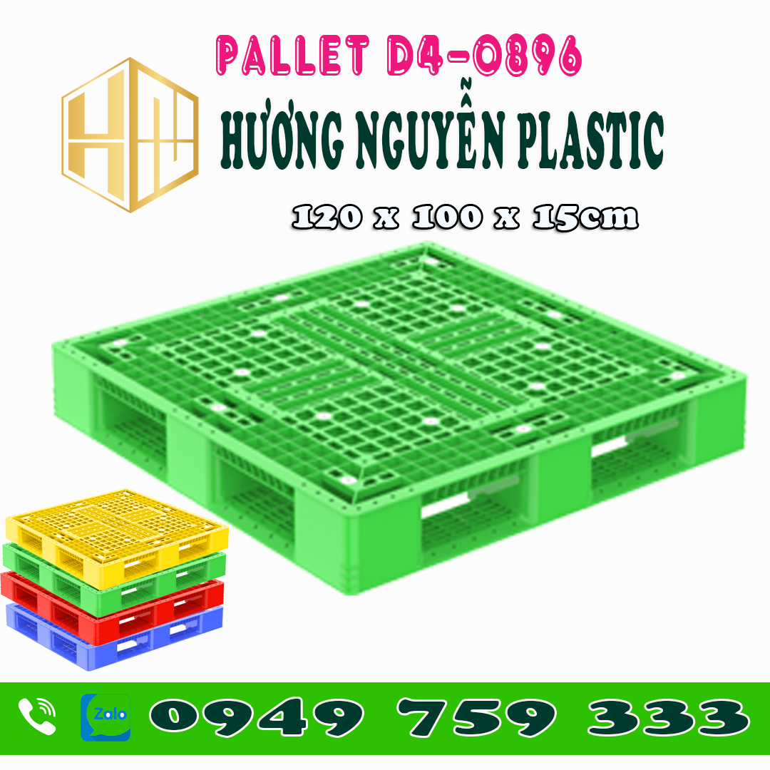 pallet-D4-0896-mau-xanh-la