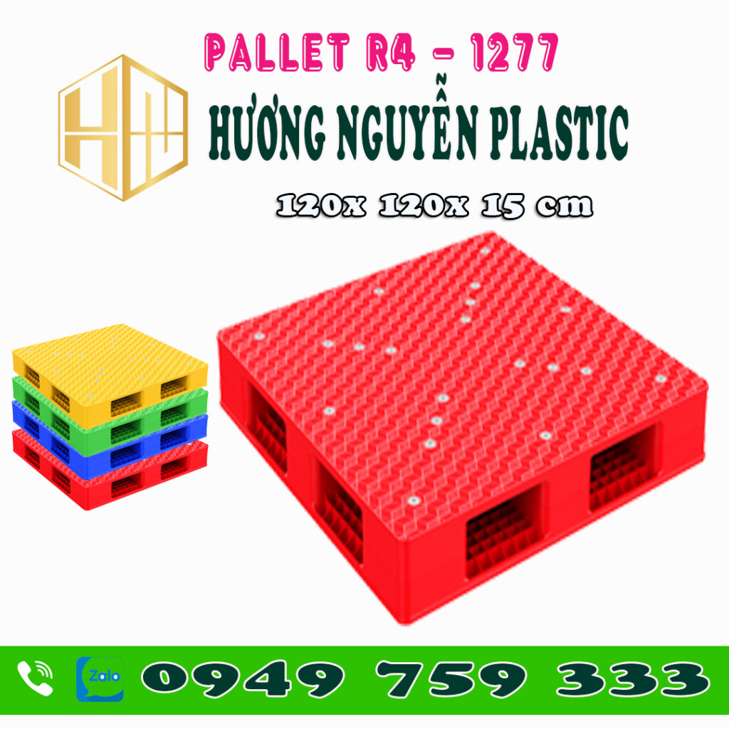 Pallet R Pallet R4 - 1277 kích thước 120x120x14cm Nhựa Liền Khối - Nhựa Hương ...